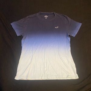 Hollister blue ombré tee size medium